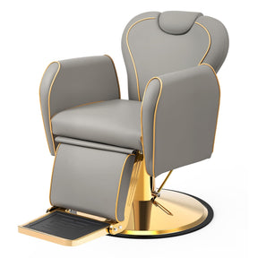 OmySalon BC1701 Heavy Duty Hydraulic Reclining 360° Swivel Barber Chair