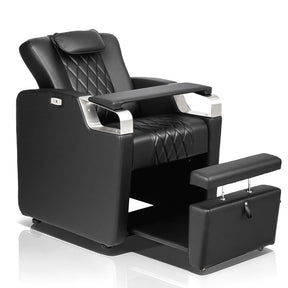 OmySalon PCE-WRS Electric Pedicure Chair with Adjustable Backrest & Movable Hand Pillow & Hidden Storage Platform