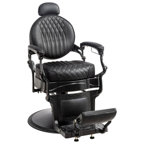 OmySalon BC1603 Retro Heavy Duty Hydraulic Recline Barber Chair
