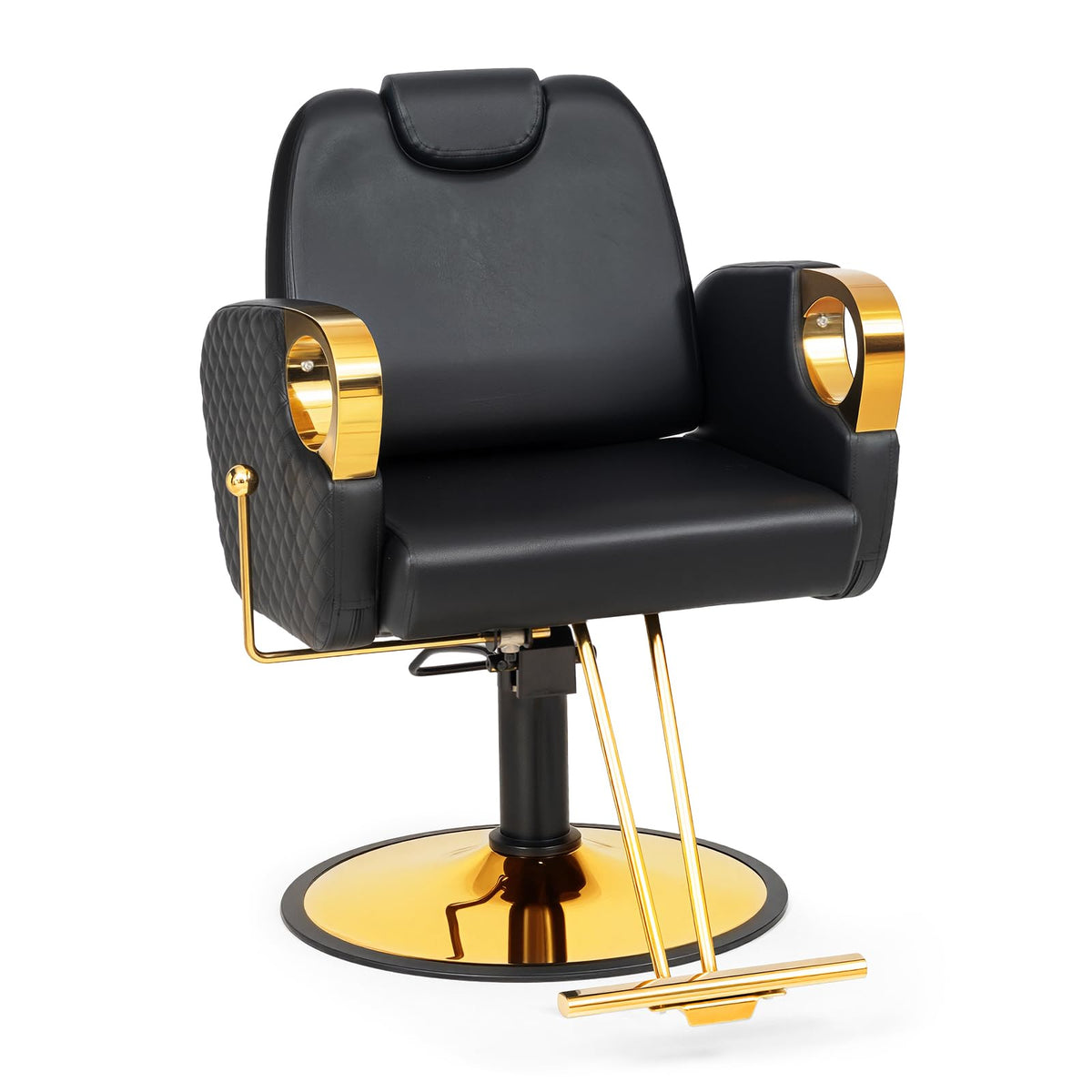 OmySalon SC3601 All Purpose Heavy Duty Hydraulic Reclining Salon Chair w/Headrest