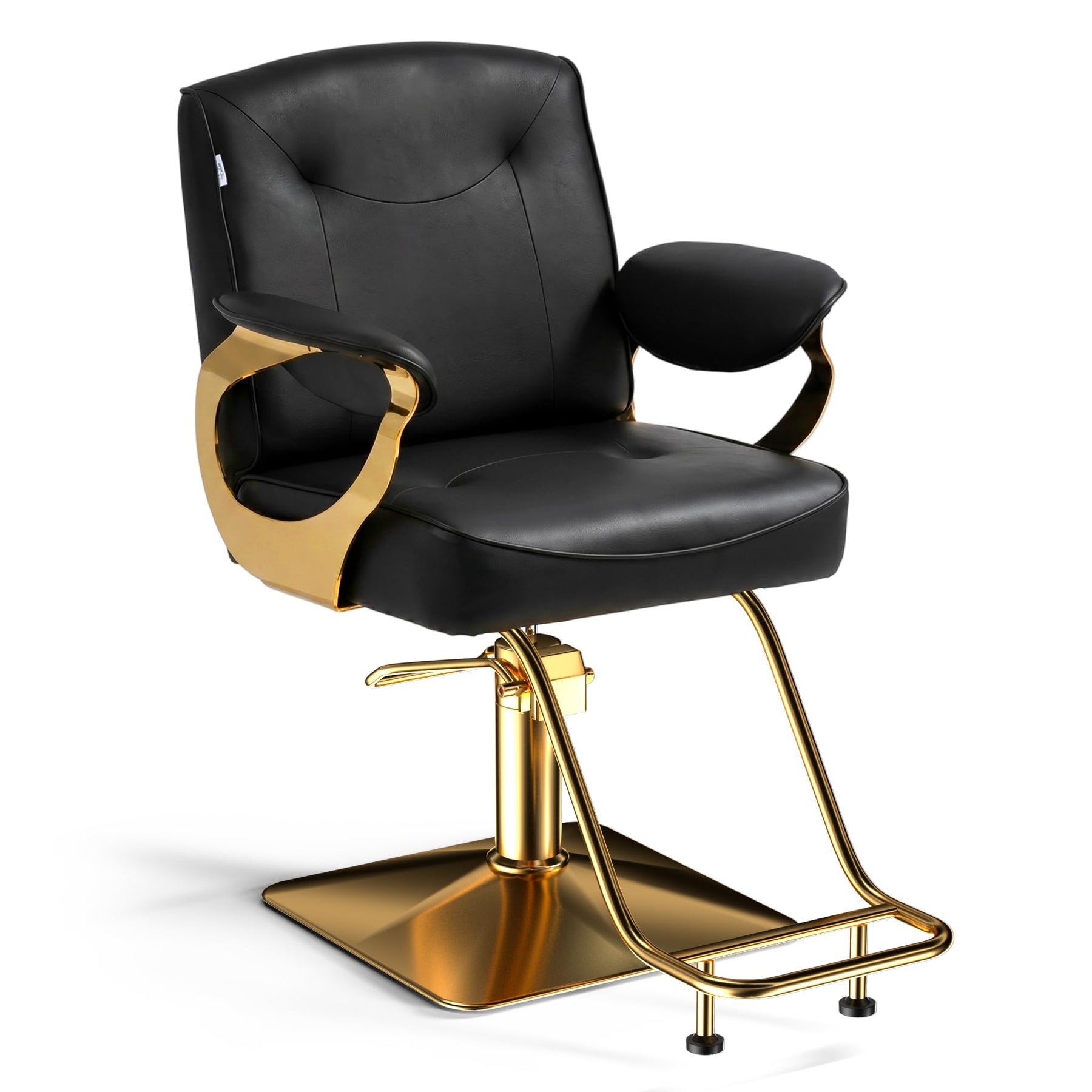OmySalon SC4001 Gold Metal Frame 360° Swivel Hydraulic Salon Styling Chair