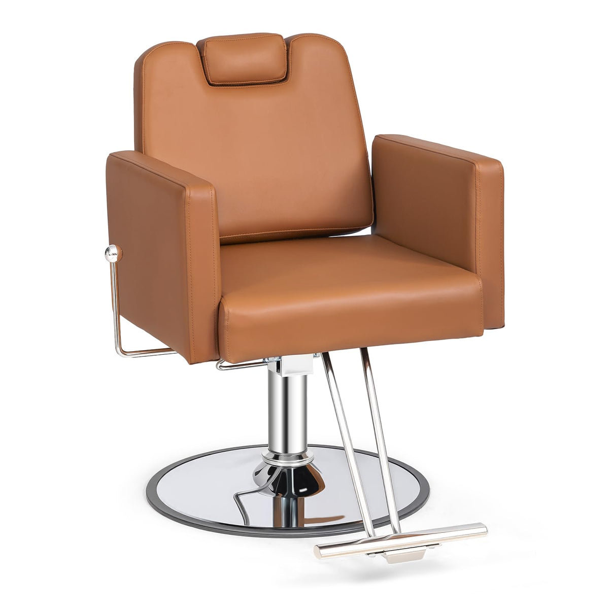 OmySalon SC2311 All Purpose 360° Swivel Hydraulic Reclining Salon Chair w/Headrest