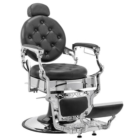 OmySalon BC1101 Vintage Style Heavy Duty Hydraulic Recline Barber Chair