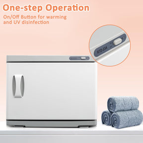 OmySalon 23L Hot Towel Warmer Cabinet for Facials Massage