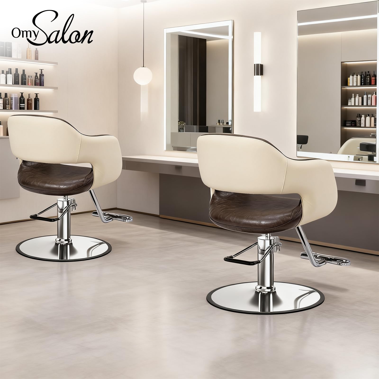 OmySalon SC3011 Heavy Duty 360° Swivel Hydraulic Styling Chair