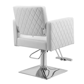 OmySalon Hydraulic Barber Chair Heavy Duty 360-Degree Swivel Wide Seat Hair Styling Chair