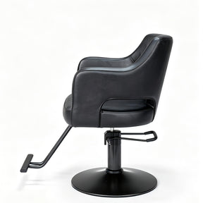OmySalon SC2501 Sleek Heavy Duty Hydraulic 360-Degree Swivel Hair Stylist Salon Chair