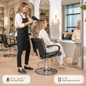 OmySalon SC3701 All Purpose Reclining Hydraulic Salon Styling Chair