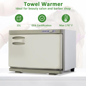 OmySalon 15L Hot Towel Warmer Cabinet for Facials Massage