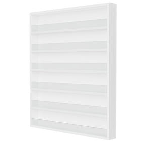 OmySalon 6 Layers Wall Mount Nail Polish Organizer Rack w/Acrylic Baffle