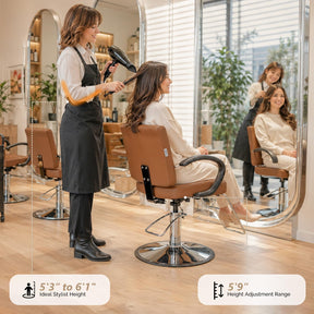OmySalon SC3701 All Purpose Reclining Hydraulic Salon Styling Chair