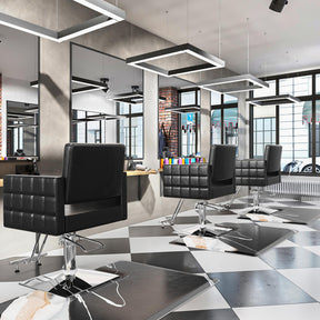OmySalon 3'x4' Rectangle Salon Anti Fatigue Mat with Square Cutout 3/4" Thick