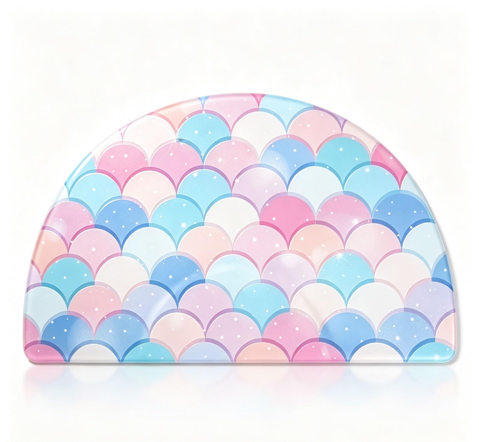 OmySalon 3' x 5' Kids Salon Anti-Fatigue Mat for Round Base Styling Chairs 5/8" Thick