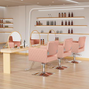 OmySalon SC2002 Heavy Duty Hydraulic Wide Seat Hair Stylist Salon Chair