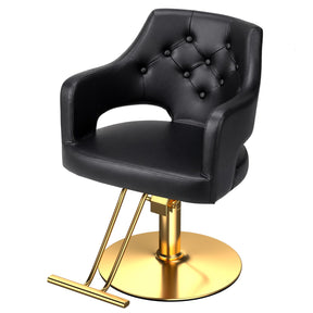 OmySalon SC2501 Sleek Heavy Duty Hydraulic 360-Degree Swivel Hair Stylist Salon Chair