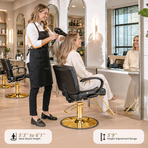 OmySalon SC3701 All Purpose Reclining Hydraulic Salon Styling Chair