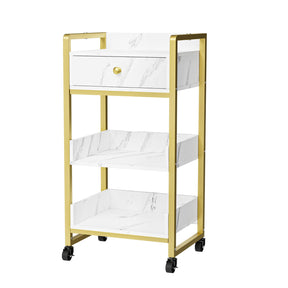 OmySalon Rolling Utility Esthetician Trolley Cart with Wheels