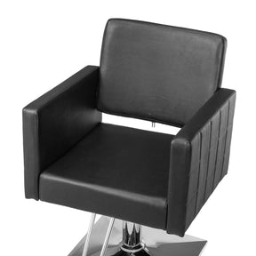 OmySalon Heavy Duty Hydraulic Barber Chair Wide Seat Hair Stylist Salon Chair