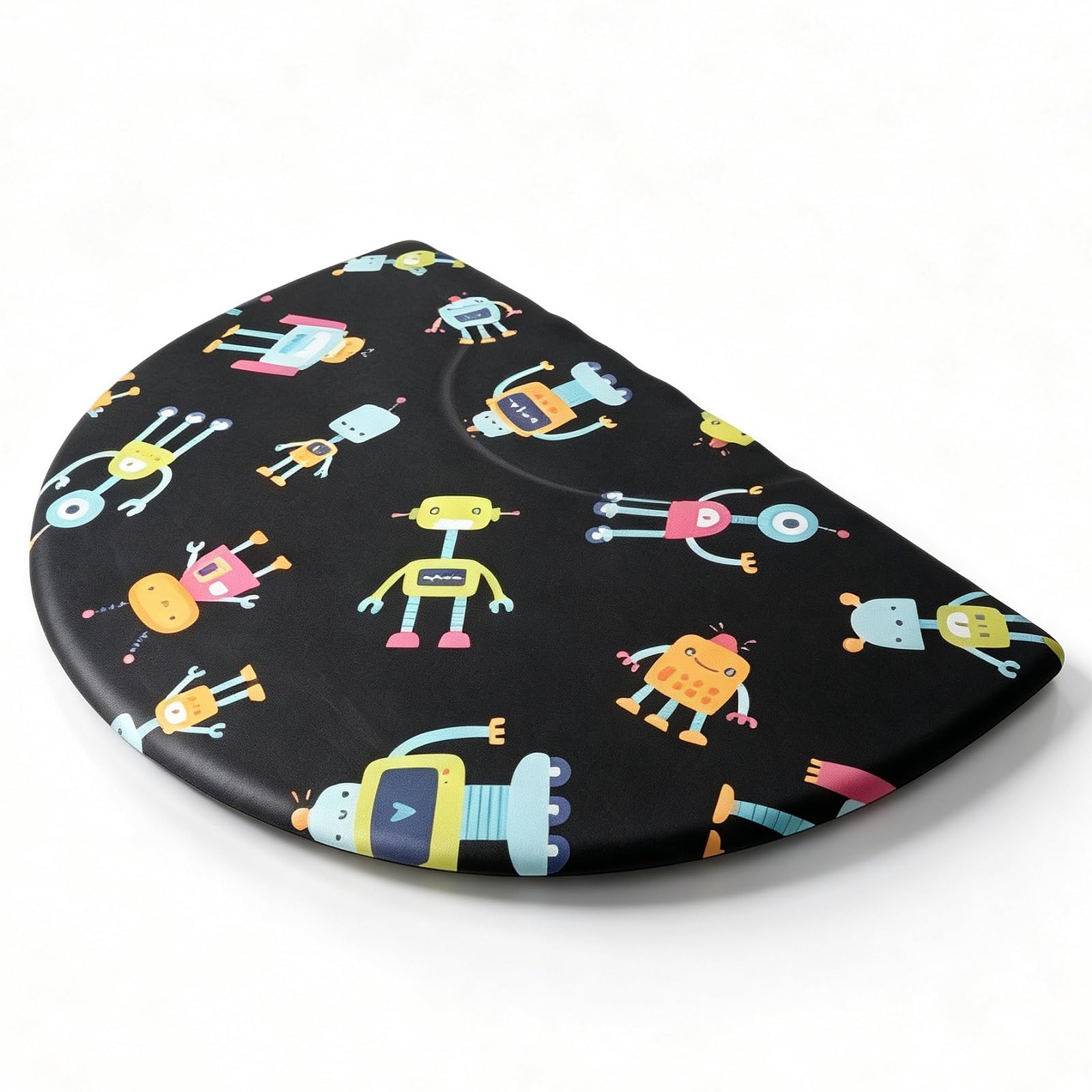 OmySalon 3' x 5' Kids Salon Anti-Fatigue Mat for Round Base Styling Chairs 5/8" Thick
