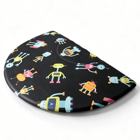 OmySalon 3' x 5' Kids Salon Anti-Fatigue Mat for Round Base Styling Chairs 5/8" Thick