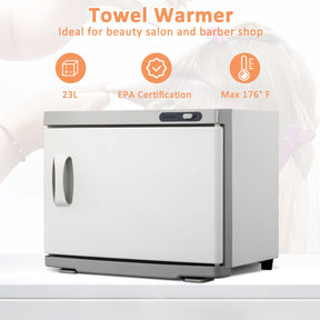 OmySalon 23L Hot Towel Warmer Cabinet for Facials Massage