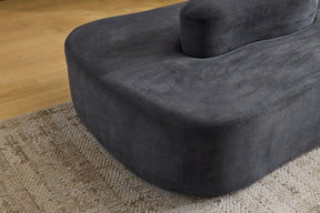 OmySalon SLKS 71.6in Double-Sided Plush Reception Bench for 4-6 People, Fully Assembled