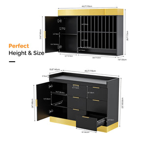OmySalon WSCR Wall Mounted Hair Color Organizer Rack Cabinet Station
