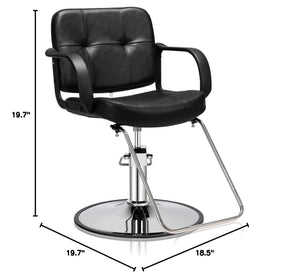 OmySalon SC1601 Hydraulic Adjustable Height 360° Swivel Styling Chair
