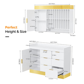 OmySalon WSCR Wall Mounted Hair Color Organizer Rack Cabinet Station