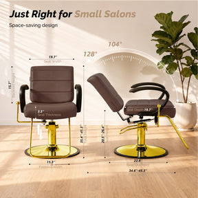 OmySalon SC3701 All Purpose Reclining Hydraulic Salon Styling Chair