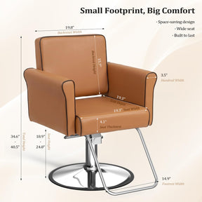 OmySalon SC2003 Heavy Duty 360° Swivel Hydraulic Salon Chair