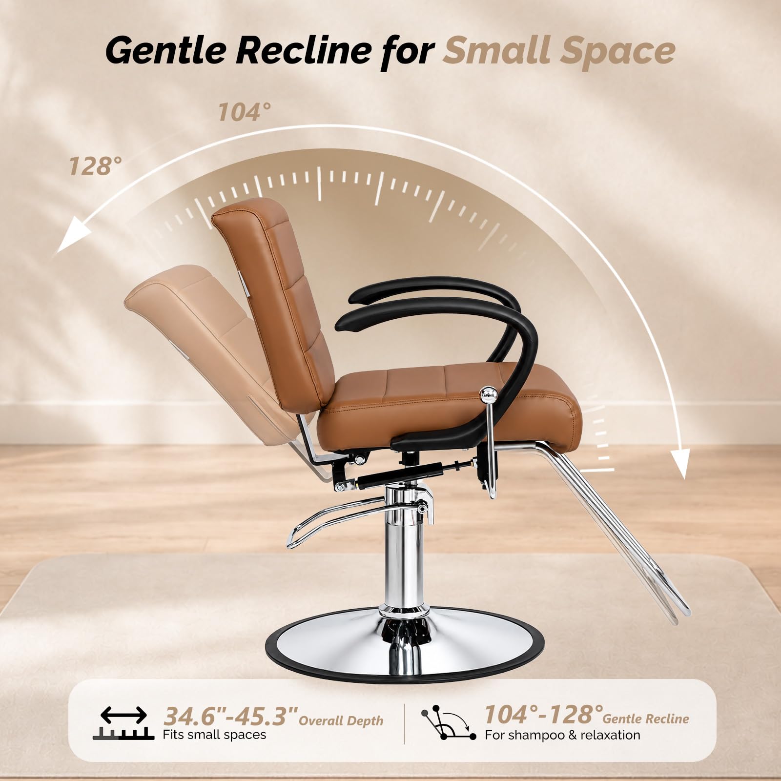 OmySalon SC3701 All Purpose Reclining Hydraulic Salon Styling Chair