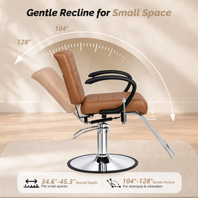OmySalon SC3701 All Purpose Reclining Hydraulic Salon Styling Chair