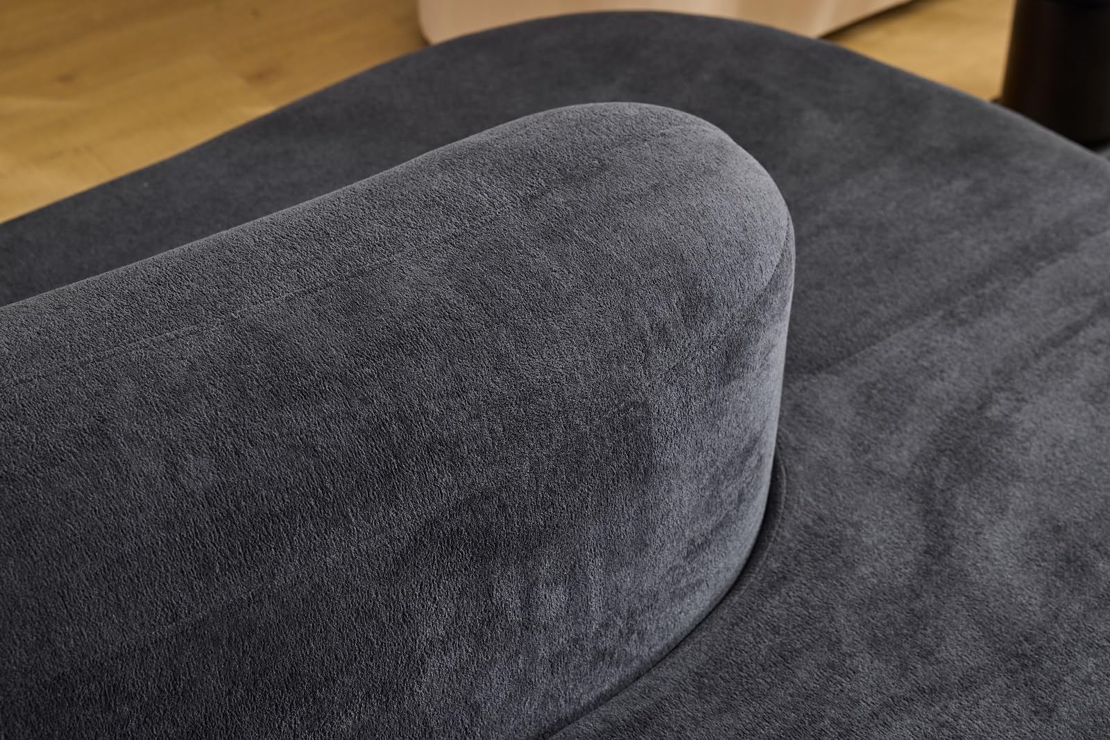 OmySalon SLKS 71.6in Double-Sided Plush Reception Bench for 4-6 People, Fully Assembled