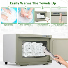 OmySalon 15L Hot Towel Warmer Cabinet for Facials Massage