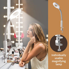 OmySalon 2 in 1 Facial Steamer with 3X Magnifying Lamp