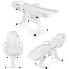 OmySalon SBWD 72in Adjustable Facial Massage Bed w/2 Beauty Baskets
