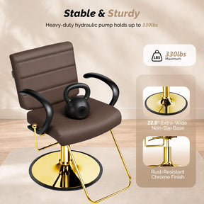 OmySalon SC3701 All Purpose Reclining Hydraulic Salon Styling Chair