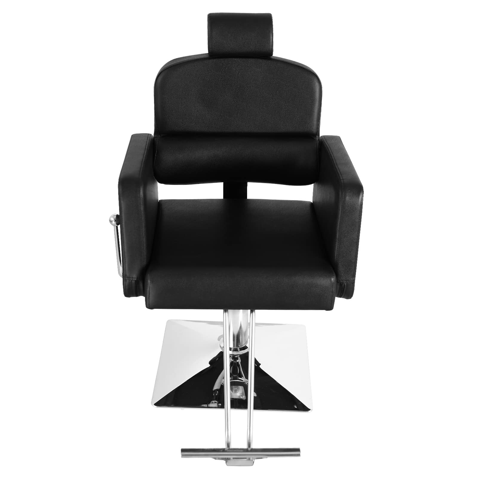 OmySalon SC1801 All Purpose Heavy Duty Reclining Minimalist Hair Salon Chair w/Headrest