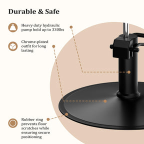 OmySalon SC3202 Heavy Duty 360°Swivel Hydraulic Styling Chair