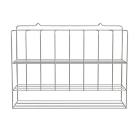 OmySalon HCRMT Wall Mounted 2 Tiers Metal Hair Color Tube Organizer Storage Rack