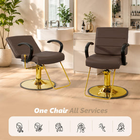 OmySalon SC3701 All Purpose Reclining Hydraulic Salon Styling Chair