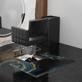OmySalon 3'x4' Rectangle Salon Anti Fatigue Mat with Square Cutout 3/4" Thick