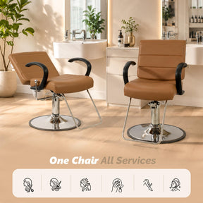 OmySalon SC3701 All Purpose Reclining Hydraulic Salon Styling Chair