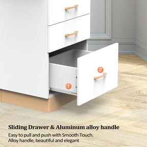 OmySalon HSC-23 Salon Styling Storage Station w/3 Drawers 1 Storage Basin 3 Hair Dryer Holders