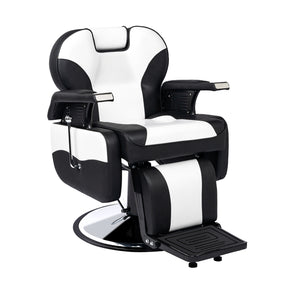 OmySalon BC1201 Classical Style Heavy Duty Hydraulic Reclining Barber Chair