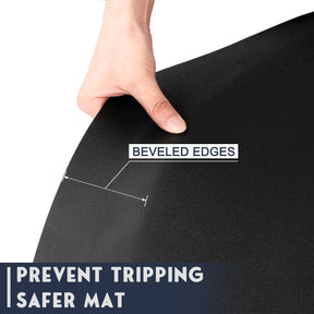 OmySalon 3' x 5' Circular Anti Fatigue Salon Mat for Square Base Styling Chair