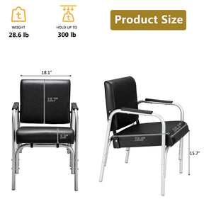OmySalon Salon Shampoo Chair Auto Recline Barber Chairs Salon Equipment Chairs