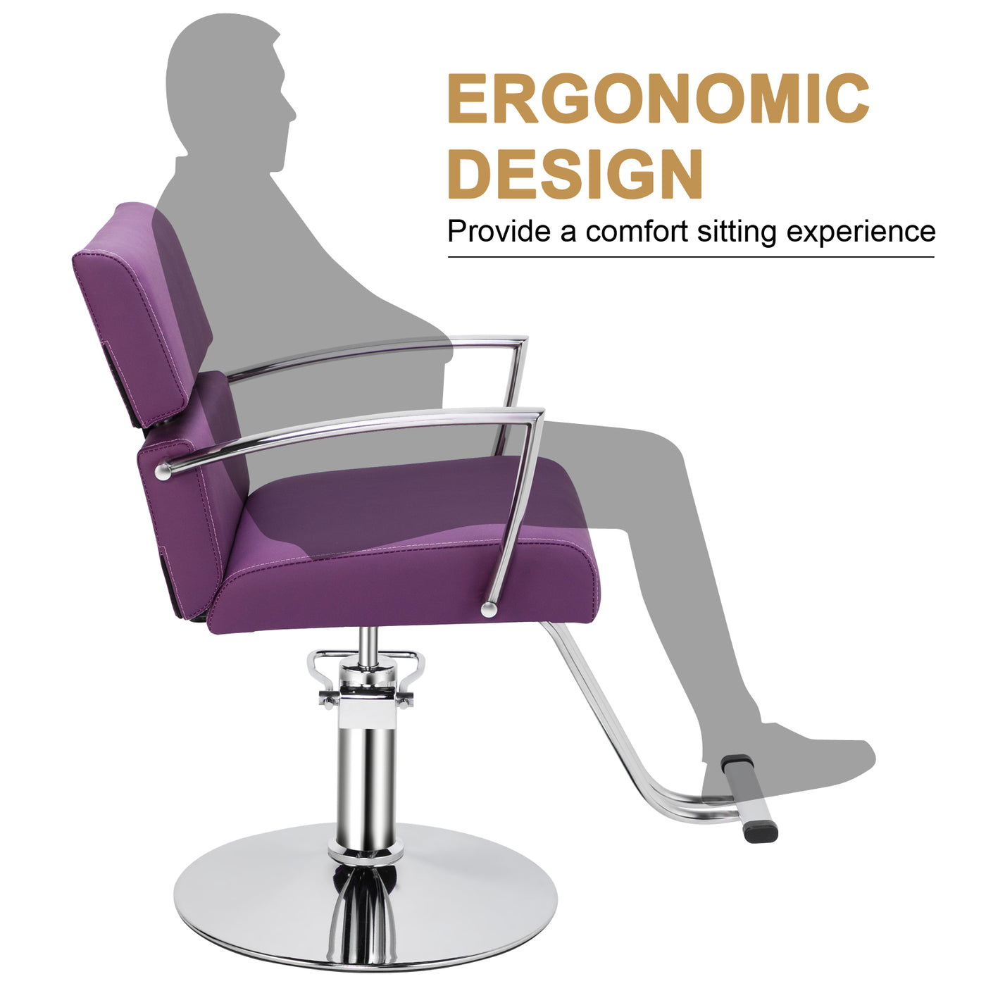 Omysalon SC01 Salon Styling Chair Heavy Duty for Stylist