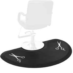 OmySalon 3' x 5' Anti Fatigue Mat Circular Salon Mat for Round Base Salon Chair 1/2'' Thick - 2 Pack